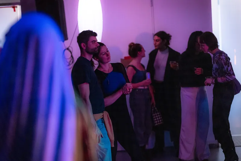Synthesis: Vancouver AI Community Meetup Afterparty #NeurIPS — photo by Tristan Brand