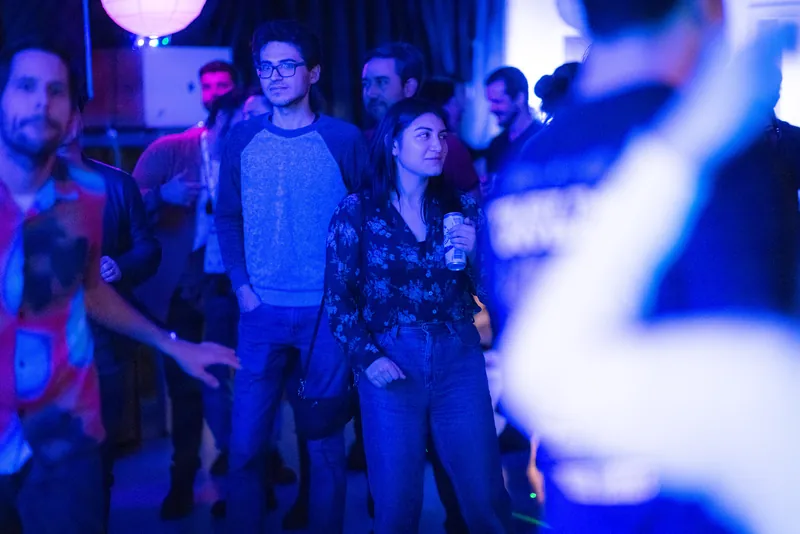 Synthesis: Vancouver AI Community Meetup Afterparty #NeurIPS — photo by Tristan Brand