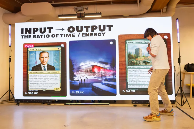 Resource, prompt, and input-output slides during the workflow walkthrough, photo 192.