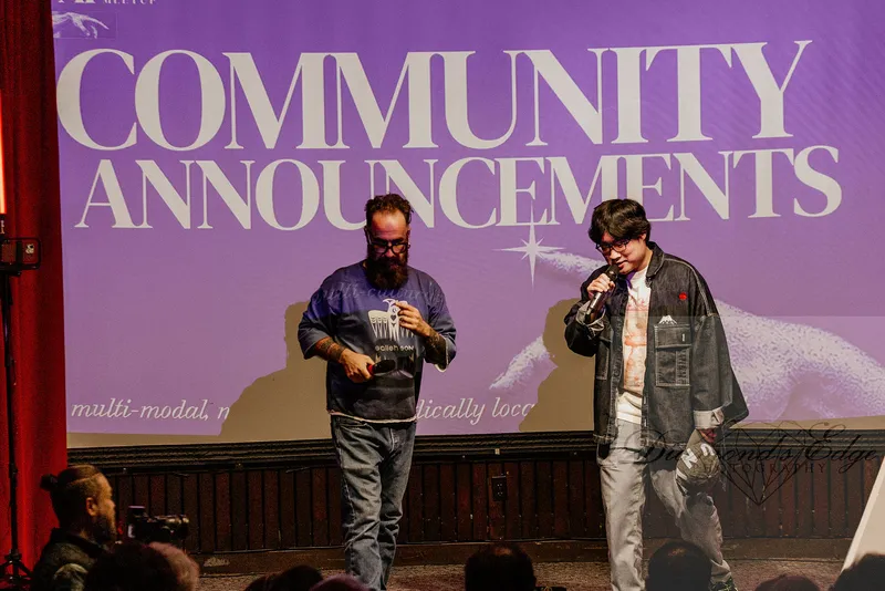 Community projects on the main stage. Photograph by Michelle Diamond, September 30, 2026.