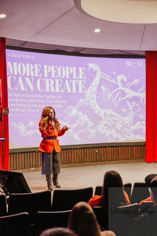 The talk on trust and accountability. Photograph by Michelle Diamond, September 30, 2026.