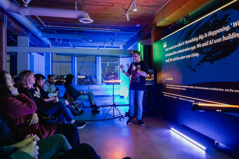 AI Film Club: March 2026 — photo by Michelle Diamond