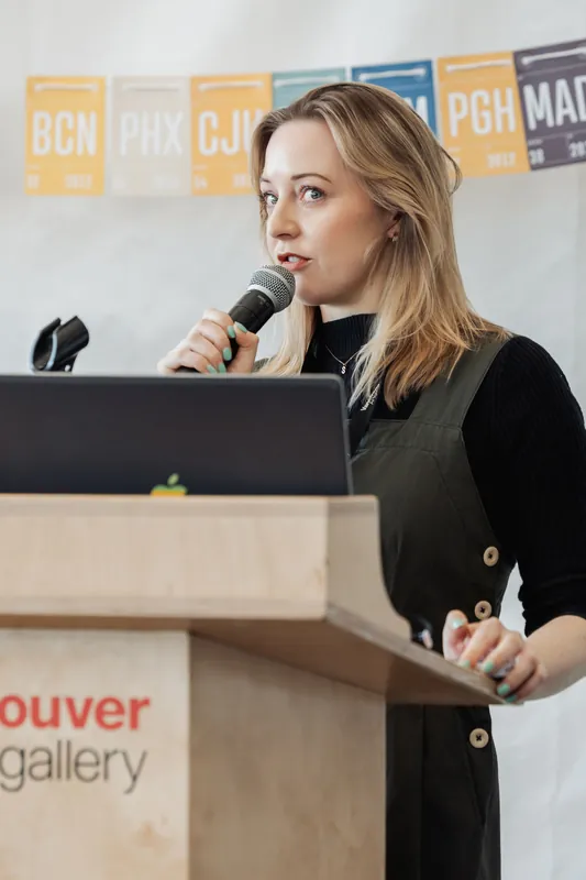 Creative Mornings Vancouver — Kris Krüg Keynote — photo by Michelle Diamond