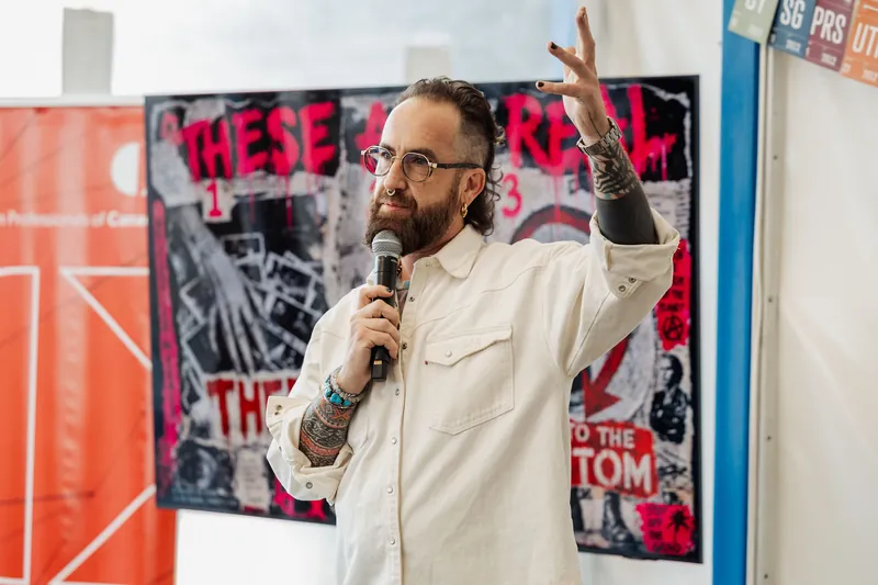 Creative Mornings Vancouver — Kris Krüg Keynote — photo by Michelle Diamond