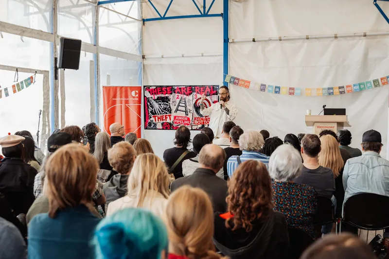 Creative Mornings Vancouver — Kris Krüg Keynote — photo by Michelle Diamond