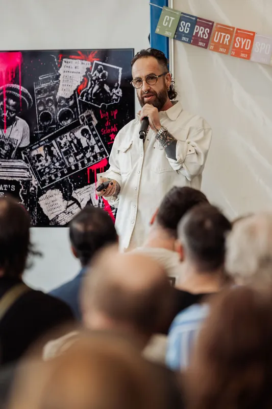 Creative Mornings Vancouver — Kris Krüg Keynote — photo by Michelle Diamond