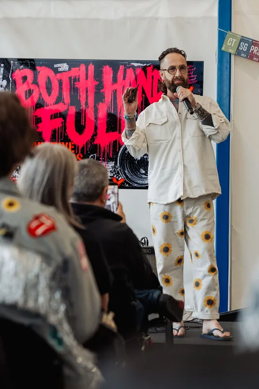 Creative Mornings Vancouver — Kris Krüg Keynote — photo by Michelle Diamond