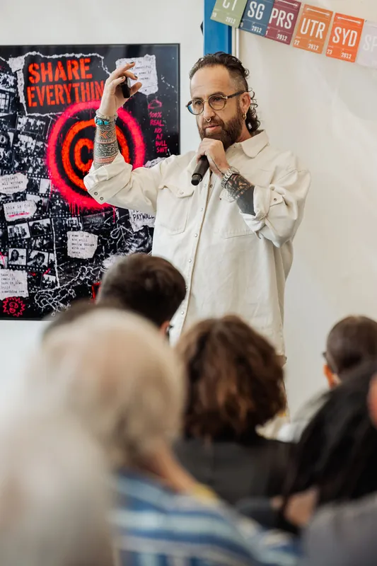 Creative Mornings Vancouver — Kris Krüg Keynote — photo by Michelle Diamond