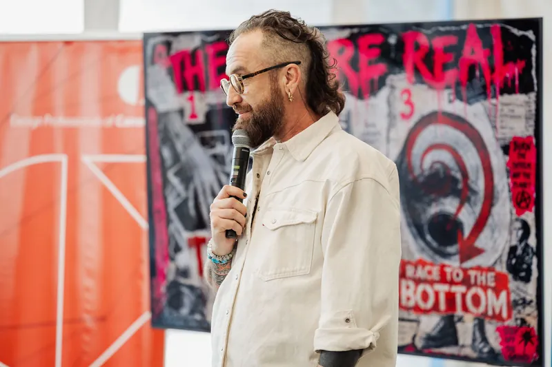 Creative Mornings Vancouver — Kris Krüg Keynote — photo by Michelle Diamond