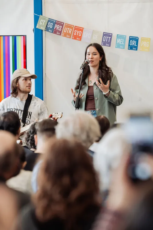Creative Mornings Vancouver — Kris Krüg Keynote — photo by Michelle Diamond