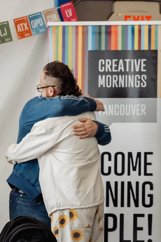 Creative Mornings Vancouver — Kris Krüg Keynote — photo by Michelle Diamond