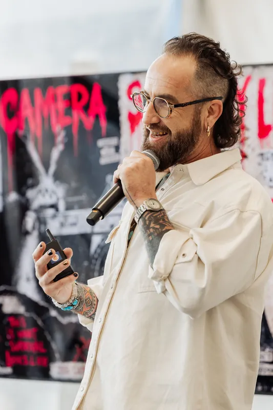 Creative Mornings Vancouver — Kris Krüg Keynote — photo by Michelle Diamond