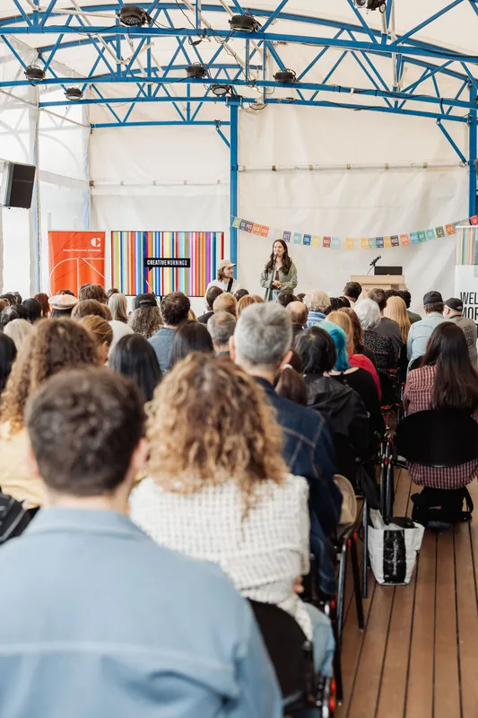 Creative Mornings Vancouver — Kris Krüg Keynote — photo by Michelle Diamond