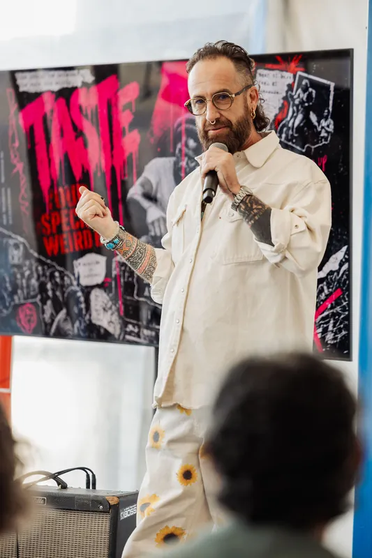 Creative Mornings Vancouver — Kris Krüg Keynote — photo by Michelle Diamond