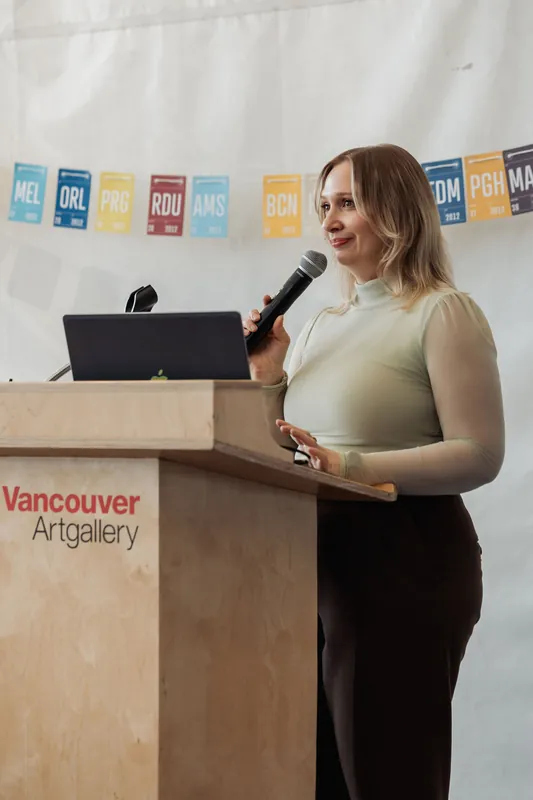 Creative Mornings Vancouver — Kris Krüg Keynote — photo by Michelle Diamond