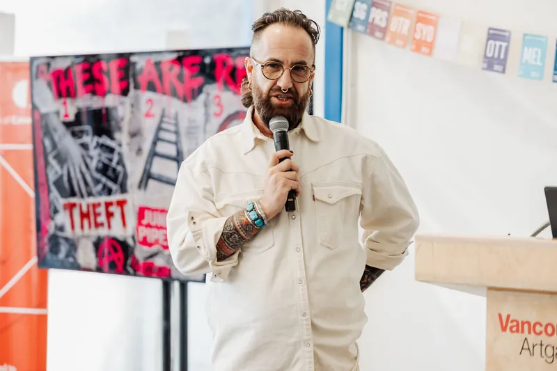 Creative Mornings Vancouver — Kris Krüg Keynote — photo by Michelle Diamond