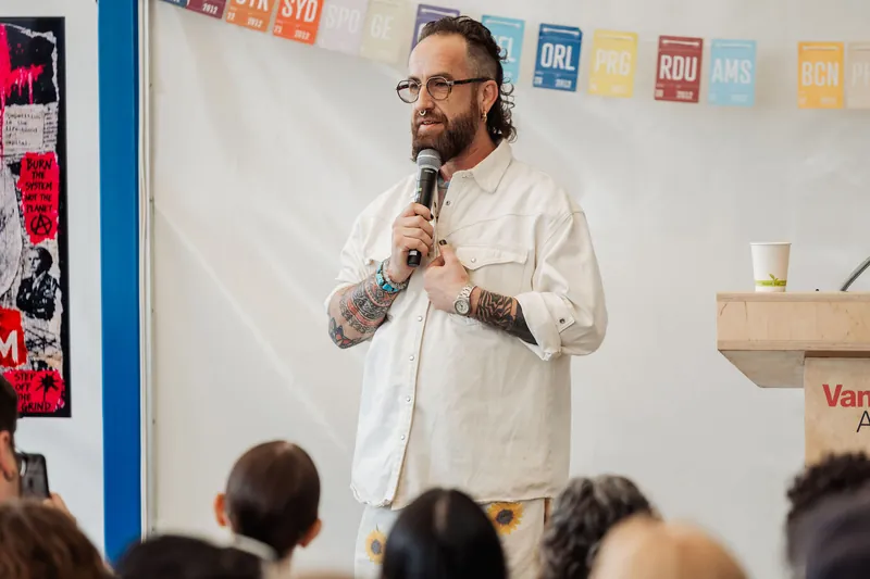Creative Mornings Vancouver — Kris Krüg Keynote — photo by Michelle Diamond