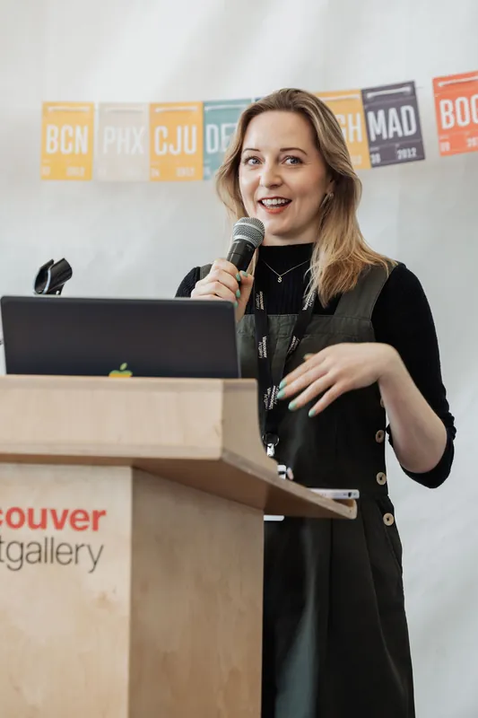 Creative Mornings Vancouver — Kris Krüg Keynote — photo by Michelle Diamond