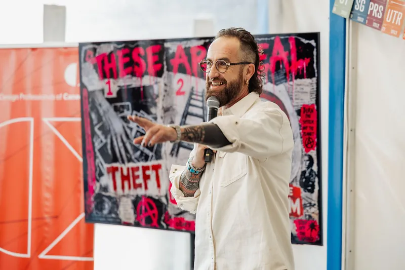 Creative Mornings Vancouver — Kris Krüg Keynote — photo by Michelle Diamond
