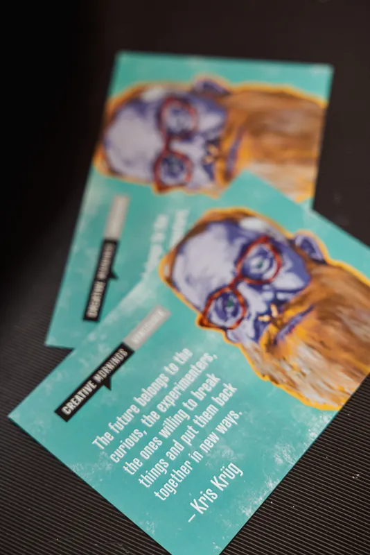 Creative Mornings Vancouver — Kris Krüg Keynote — photo by Michelle Diamond