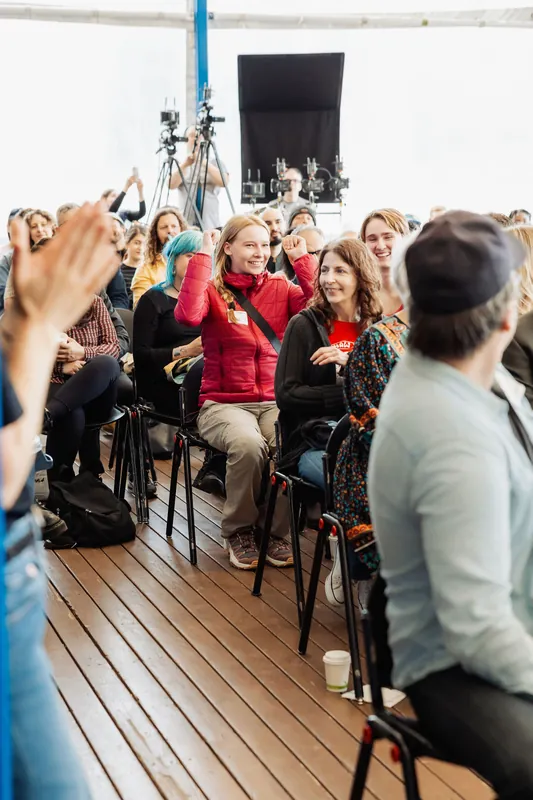 Creative Mornings Vancouver — Kris Krüg Keynote — photo by Michelle Diamond