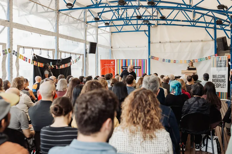 Creative Mornings Vancouver — Kris Krüg Keynote — photo by Michelle Diamond