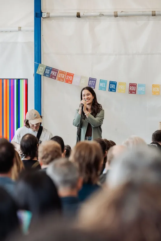 Creative Mornings Vancouver — Kris Krüg Keynote — photo by Michelle Diamond