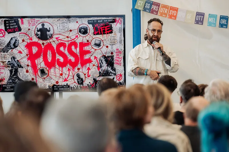 Creative Mornings Vancouver — Kris Krüg Keynote — photo by Michelle Diamond
