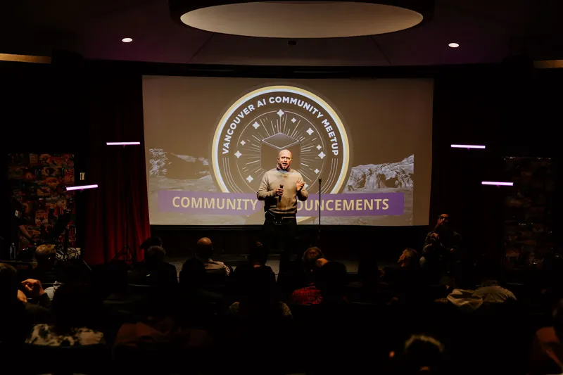 Vancouver AI Meetup - January 2025 — photo by Michelle Diamond