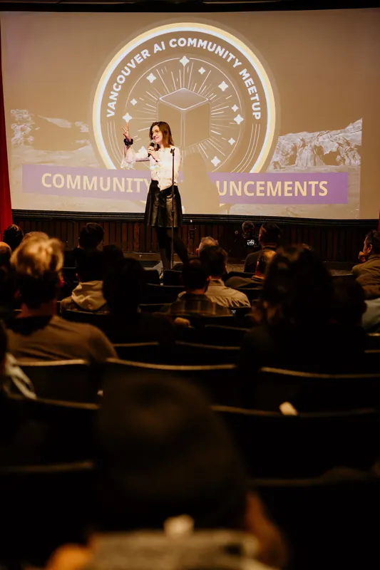 Vancouver AI Meetup - January 2025 — photo by Michelle Diamond