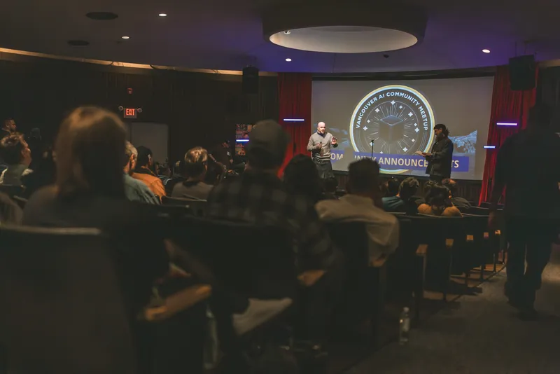Vancouver AI Meetup — January 2025 — photo by Michelle Diamond