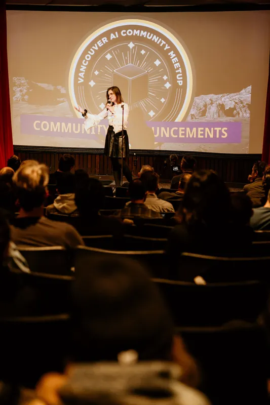 Vancouver AI Meetup - January 2025 — photo by Michelle Diamond