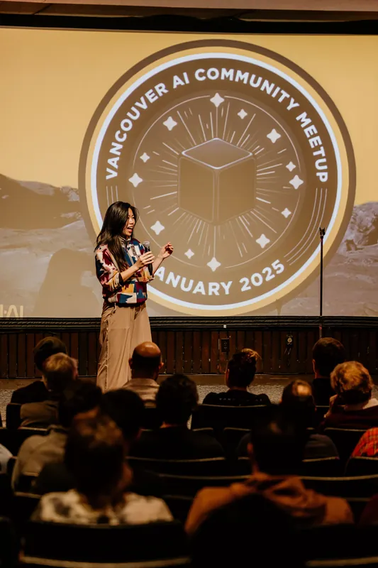 Vancouver AI Meetup - January 2025 — photo by Michelle Diamond