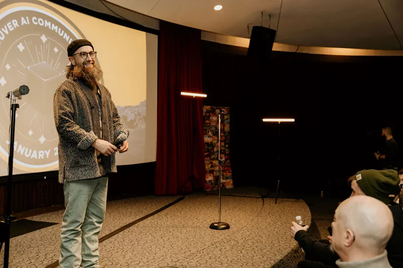 Vancouver AI Meetup - January 2025 — photo by Michelle Diamond