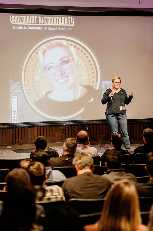 Vancouver AI Meetup - January 2025 — photo by Michelle Diamond