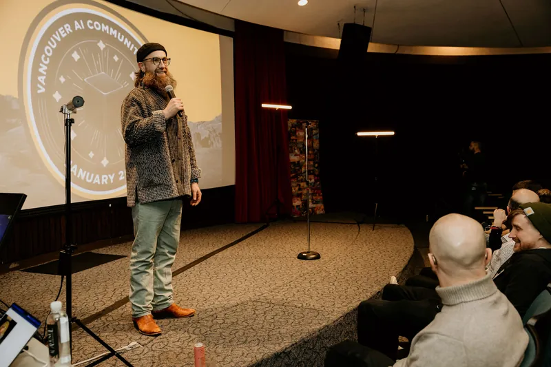 Vancouver AI Meetup - January 2025 — photo by Michelle Diamond