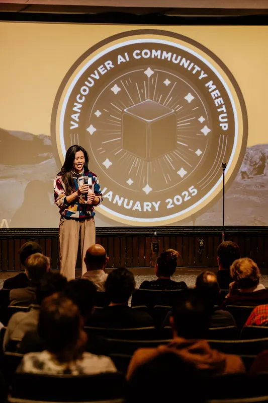 Vancouver AI Meetup - January 2025 — photo by Michelle Diamond