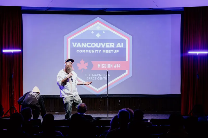 Vancouver AI Meetup - February 2025 — photo by Michelle Diamond