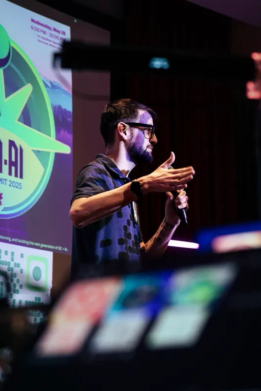 Vancouver AI Meetup — March 2025 — photo by Michelle Diamond and Aaron Hockenstein