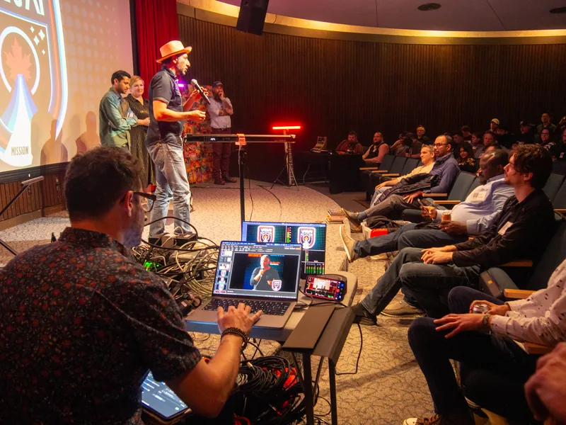 Vancouver AI Meetup — March 2025 — photo by Michelle Diamond and Aaron Hockenstein
