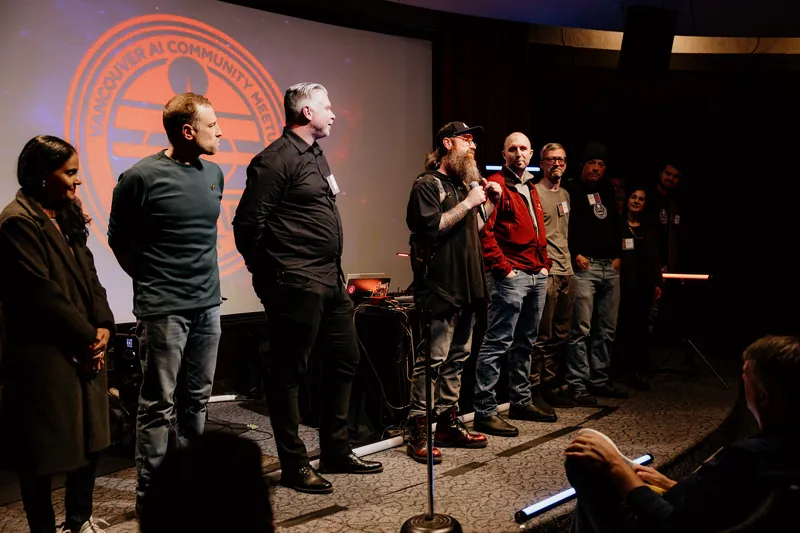 Vancouver AI Meetup — April 2025 — photo by Michelle Diamond