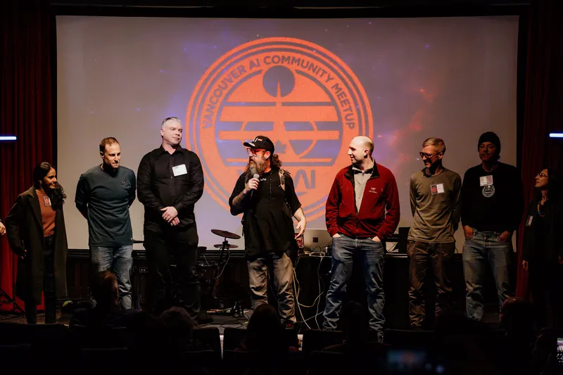 Vancouver AI Meetup — April 2025 — photo by Michelle Diamond