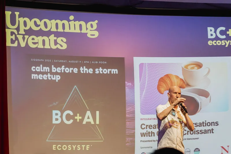 Vancouver AI Meetup — July 2025 — photo by Michelle Diamond