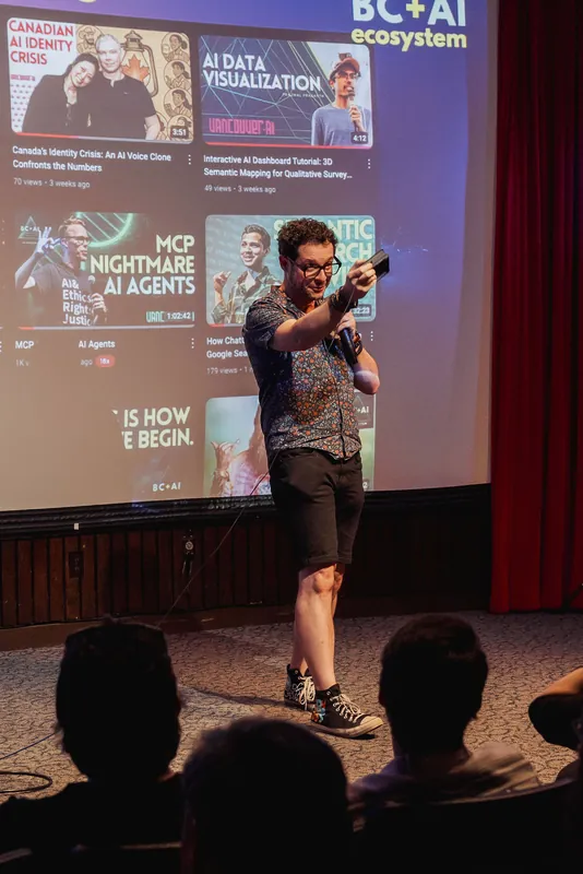 Vancouver AI Meetup — July 2025 — photo by Michelle Diamond