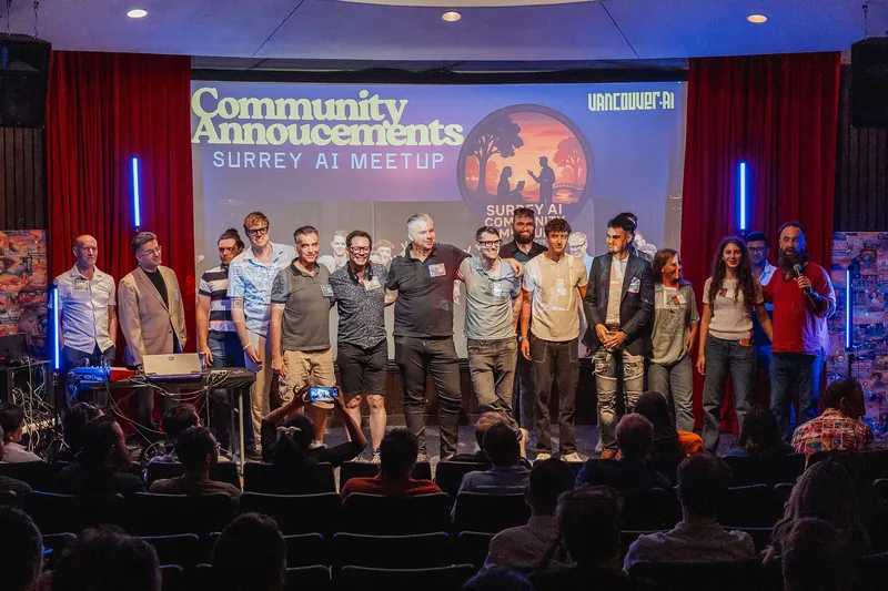 Vancouver AI Meetup — July 2025 — photo by Michelle Diamond