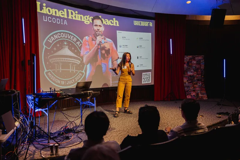 Vancouver AI Meetup — July 2025 — photo by Michelle Diamond