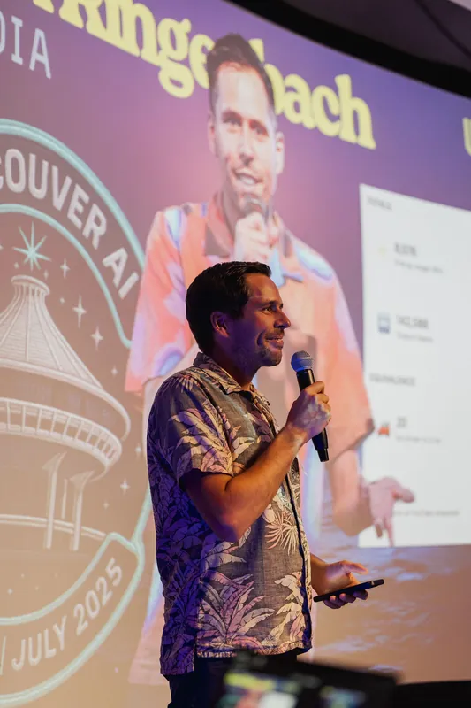 Vancouver AI Meetup — July 2025 — photo by Michelle Diamond