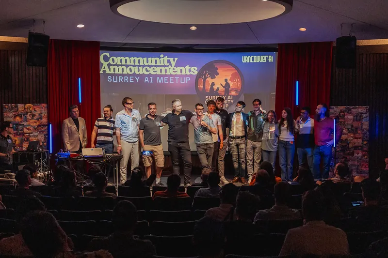 Vancouver AI Meetup — July 2025 — photo by Michelle Diamond