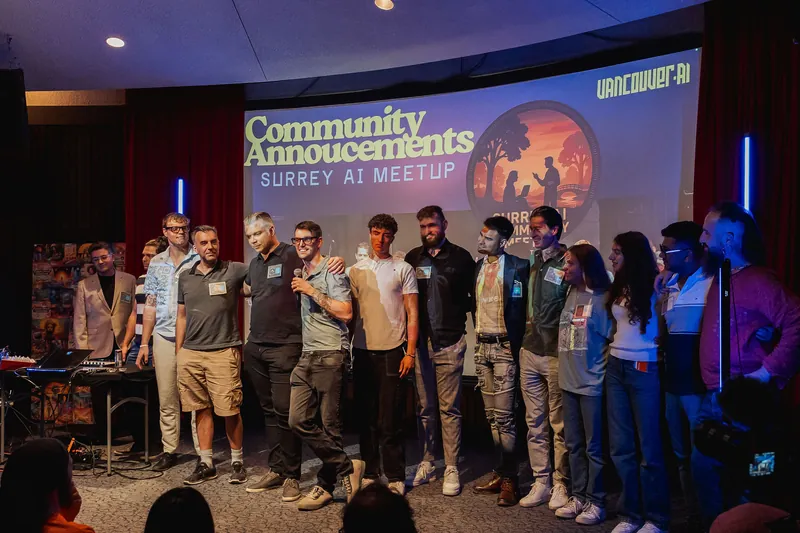 Vancouver AI Meetup — July 2025 — photo by Michelle Diamond