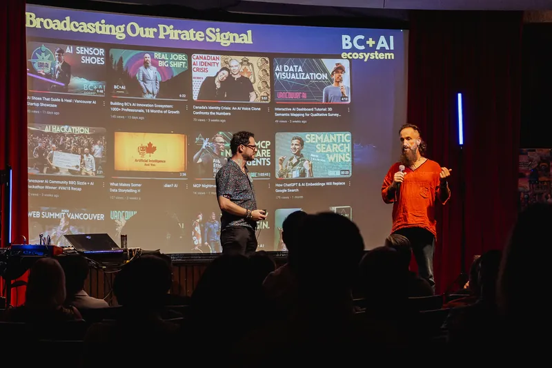 Vancouver AI Meetup — July 2025 — photo by Michelle Diamond